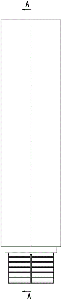 Compound glass steel tube easy to insert and connect