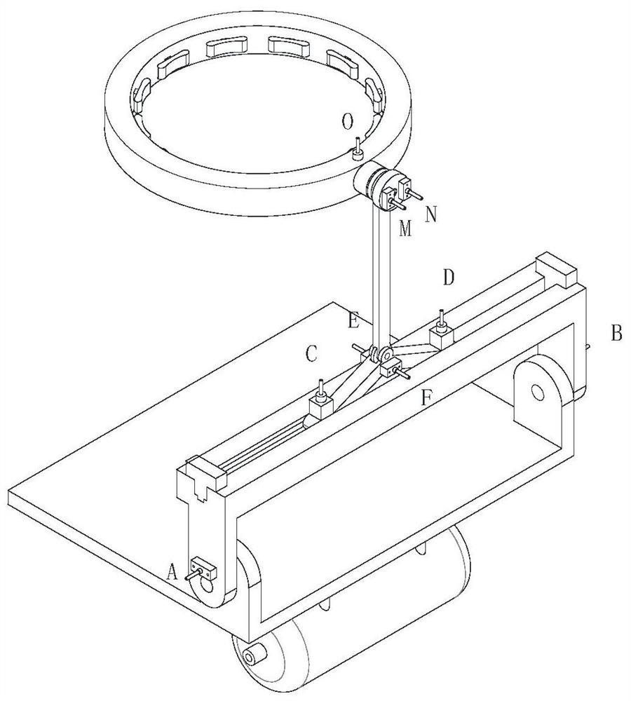 Head fixing device suitable for otolaryngology department