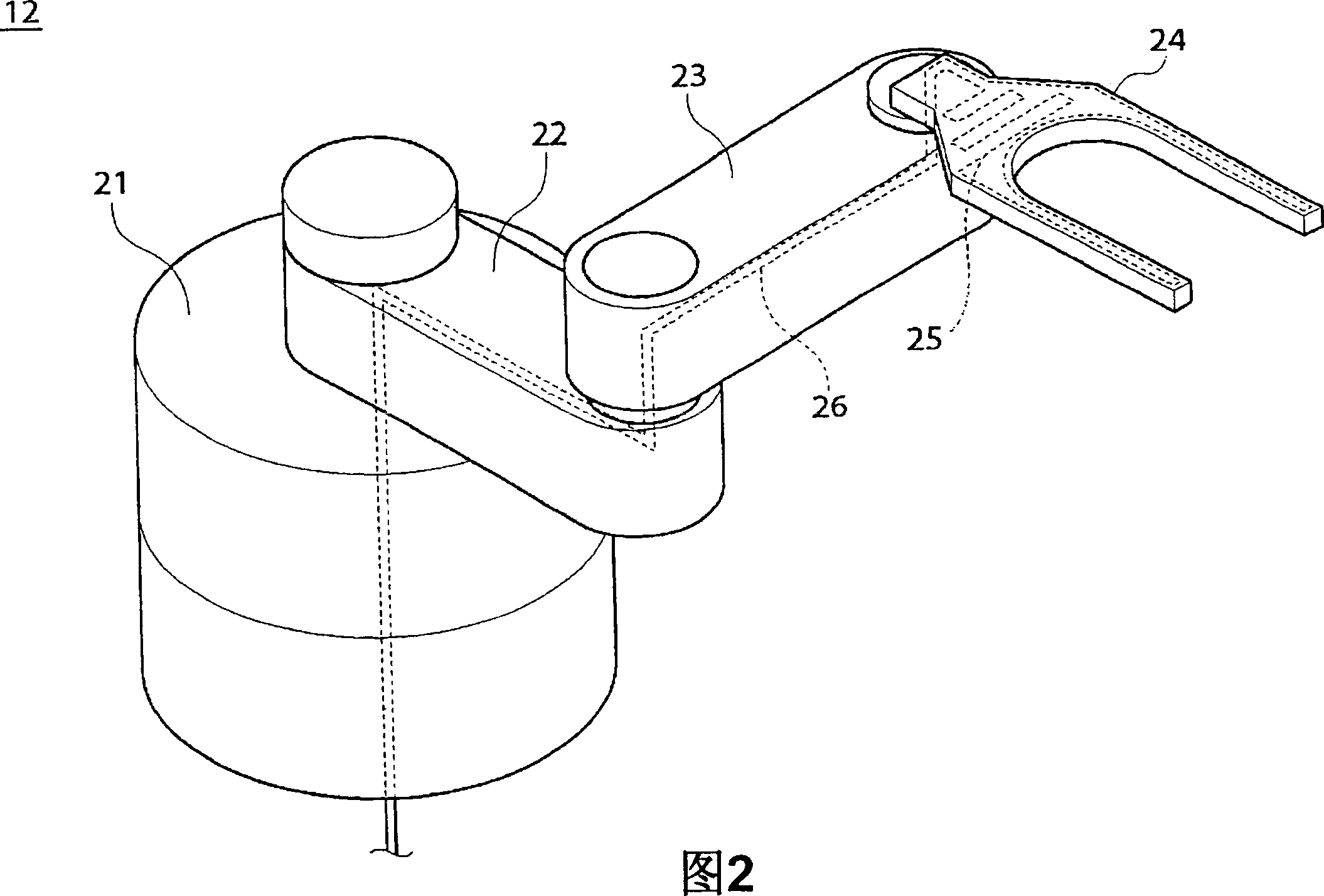 Substrate transfer mechanism and subtrate transfer apparatus, particle removal method, program, and storage medium