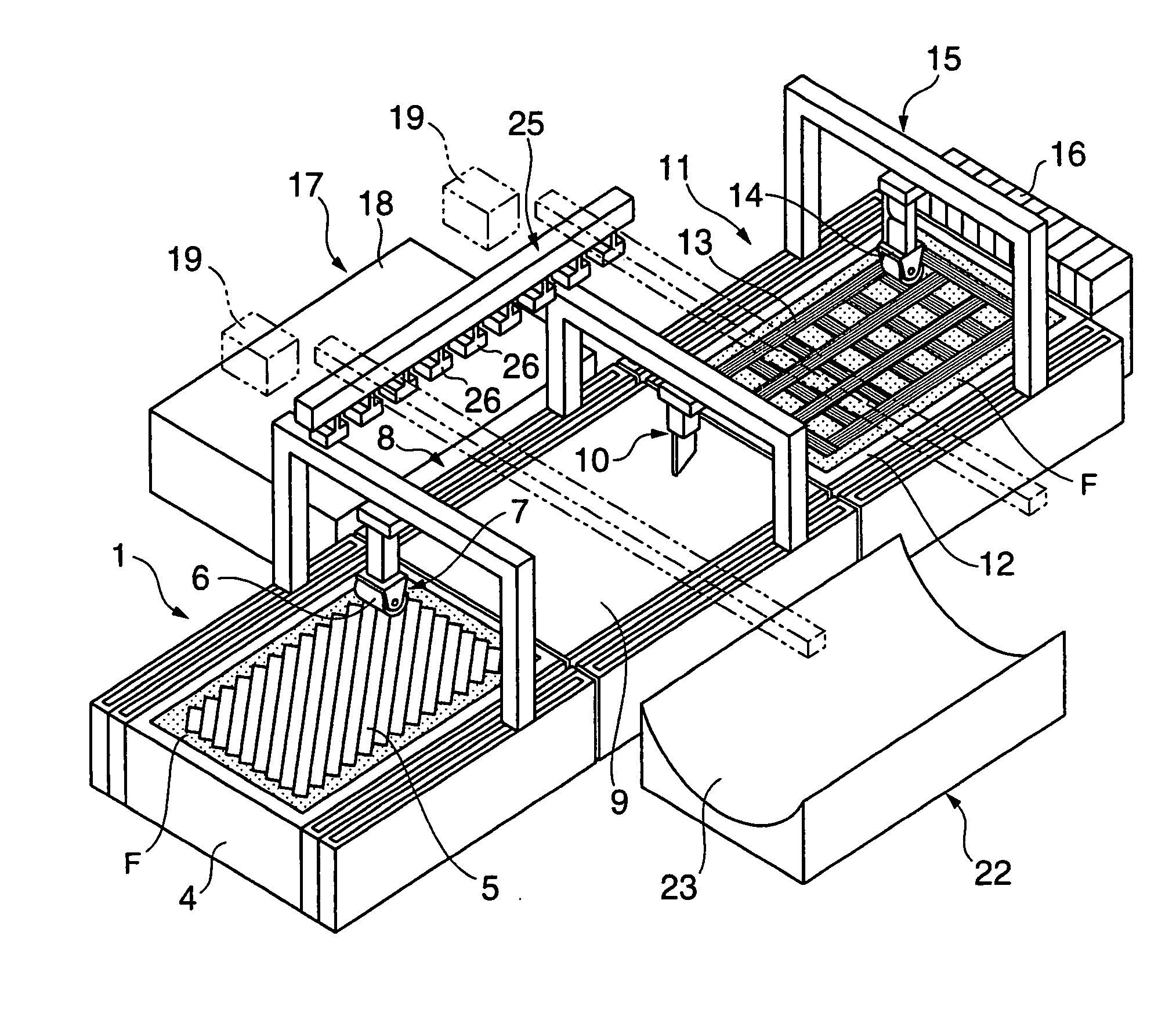 Automatic prepreg laminating method and apparatus for carrying out the same