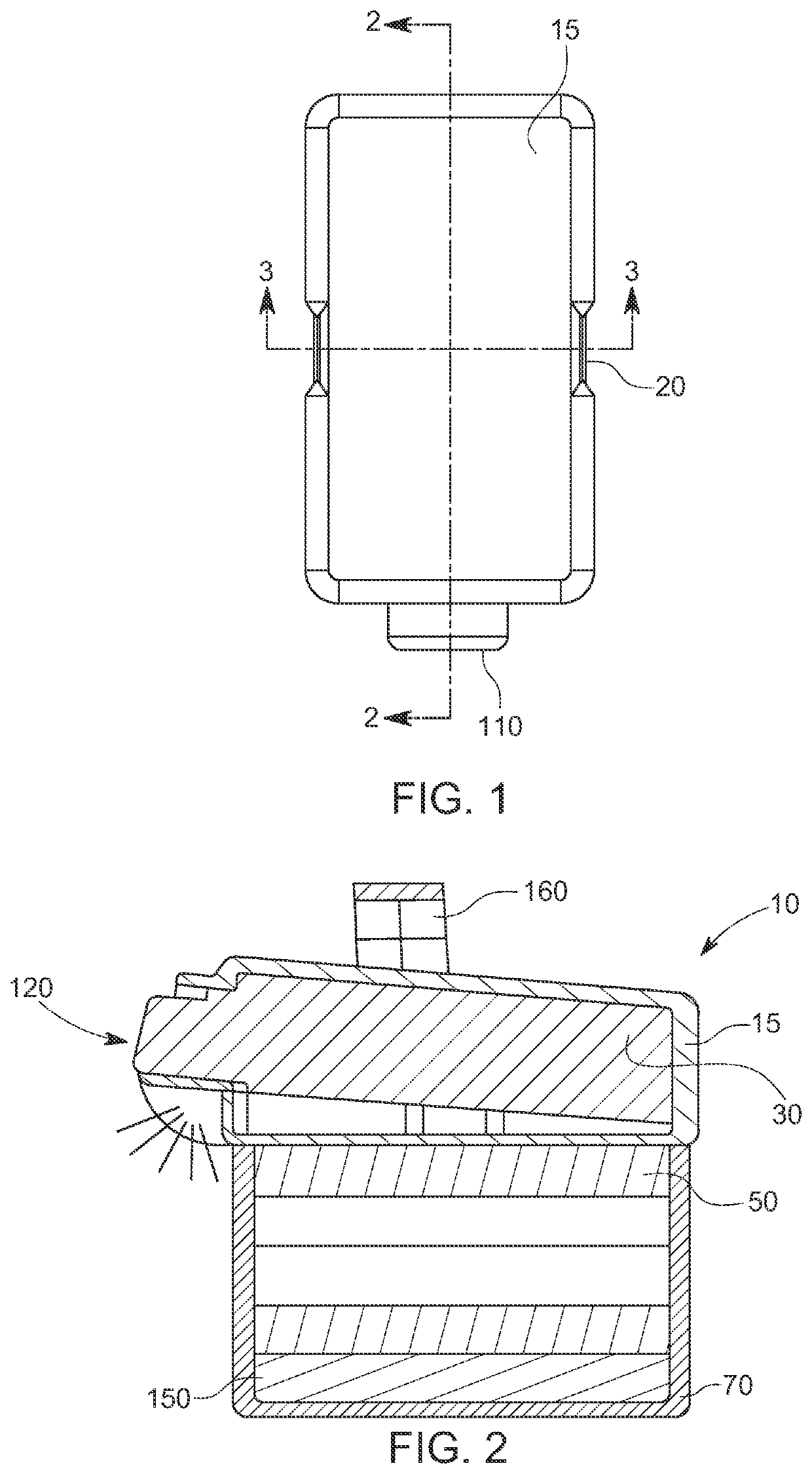 Sanitizer for rod or handle member