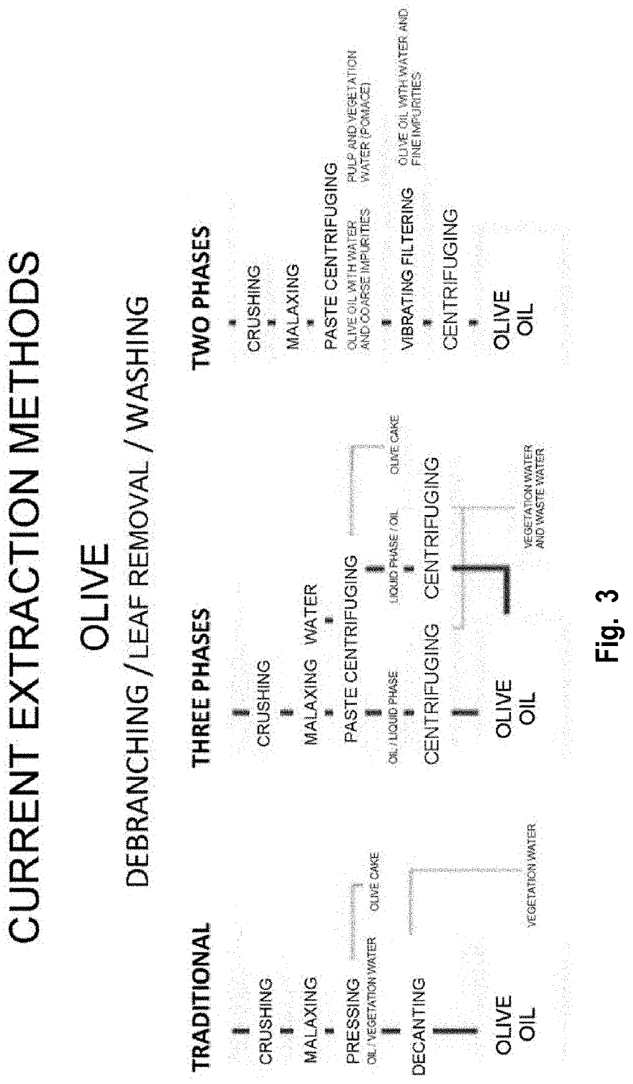 Methods and devices to extract oil from oily fruits