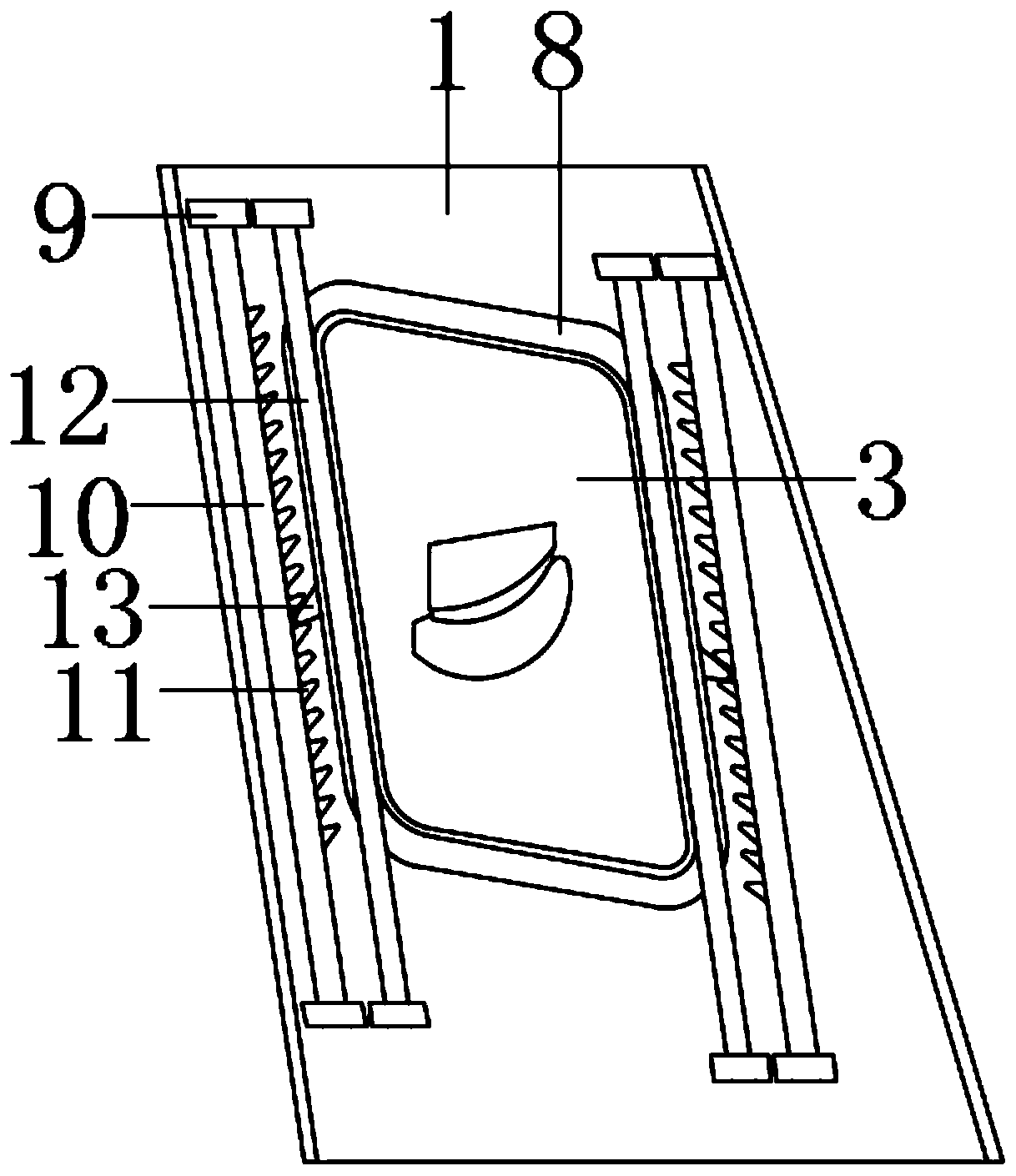 Automobile safety belt with installation position convenient to adjust