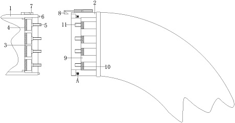 Flue pipe convenient and rapid to splice