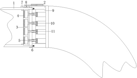 Flue pipe convenient and rapid to splice