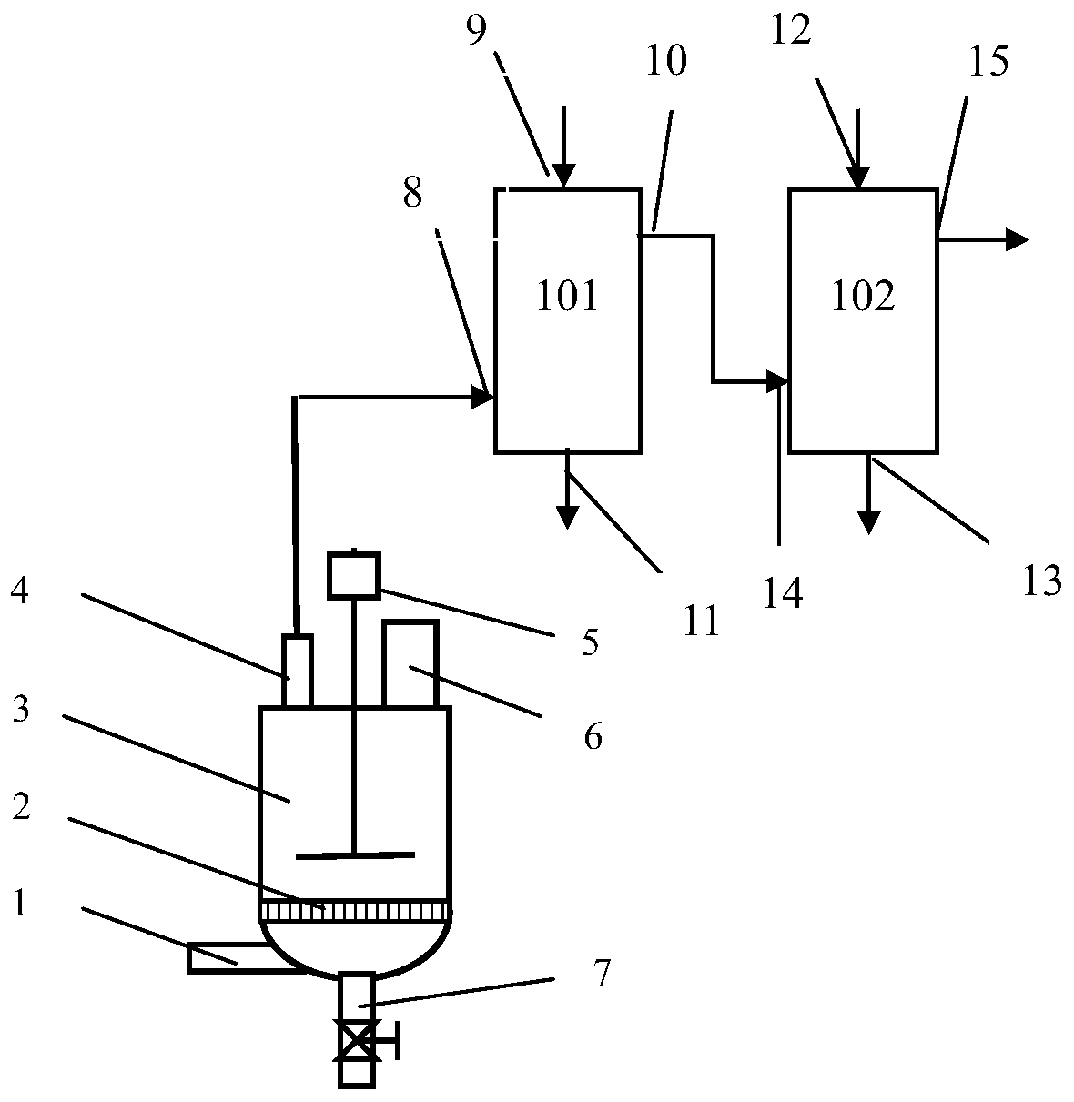 Method for regenerating denitrated ferric chloride adsorbent