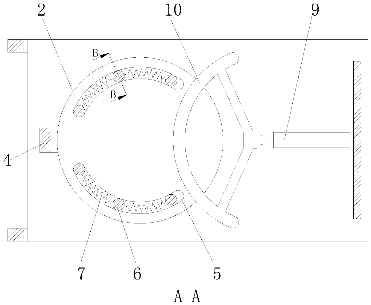 A coiled wire material storage device for welding