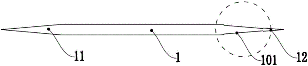 Toothpick capable of undergoing irreversible discoloration and preparation method thereof