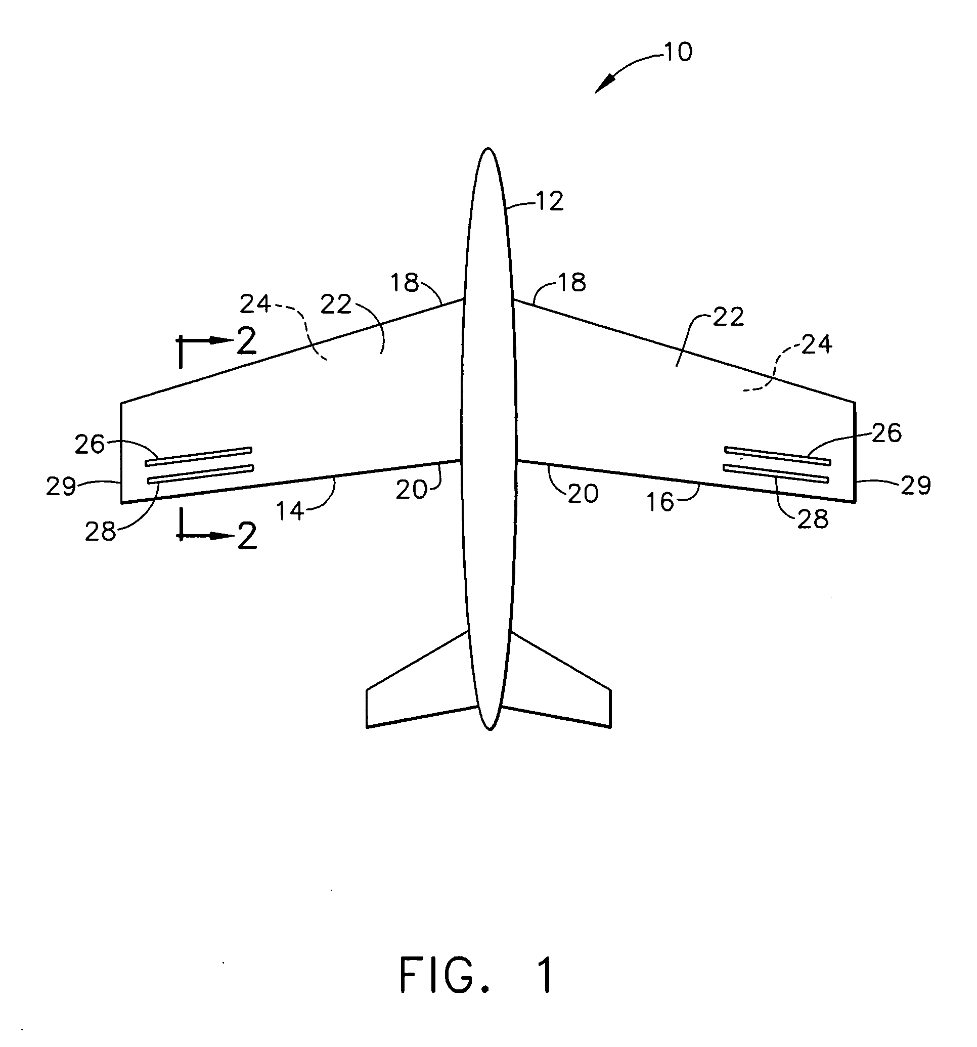 Dual point active flow control system for controlling air vehicle attitude during transonic flight