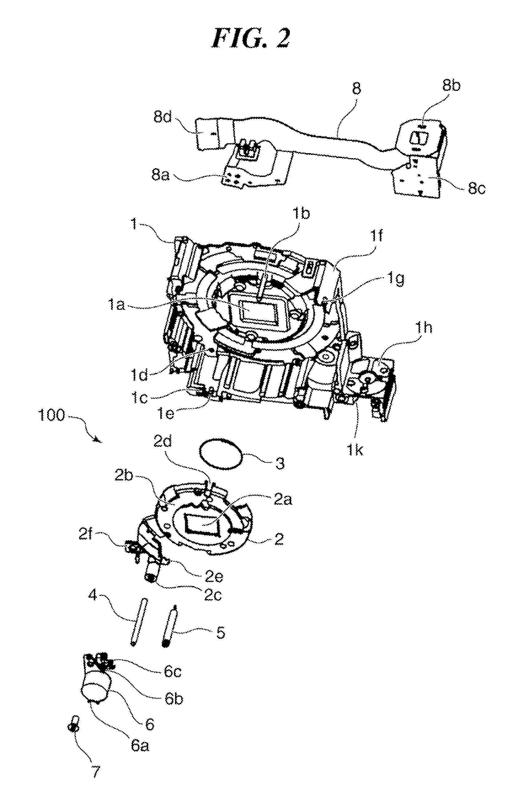 Lens barrel having shutter flexible circuit board and image pickup apparatus having the same