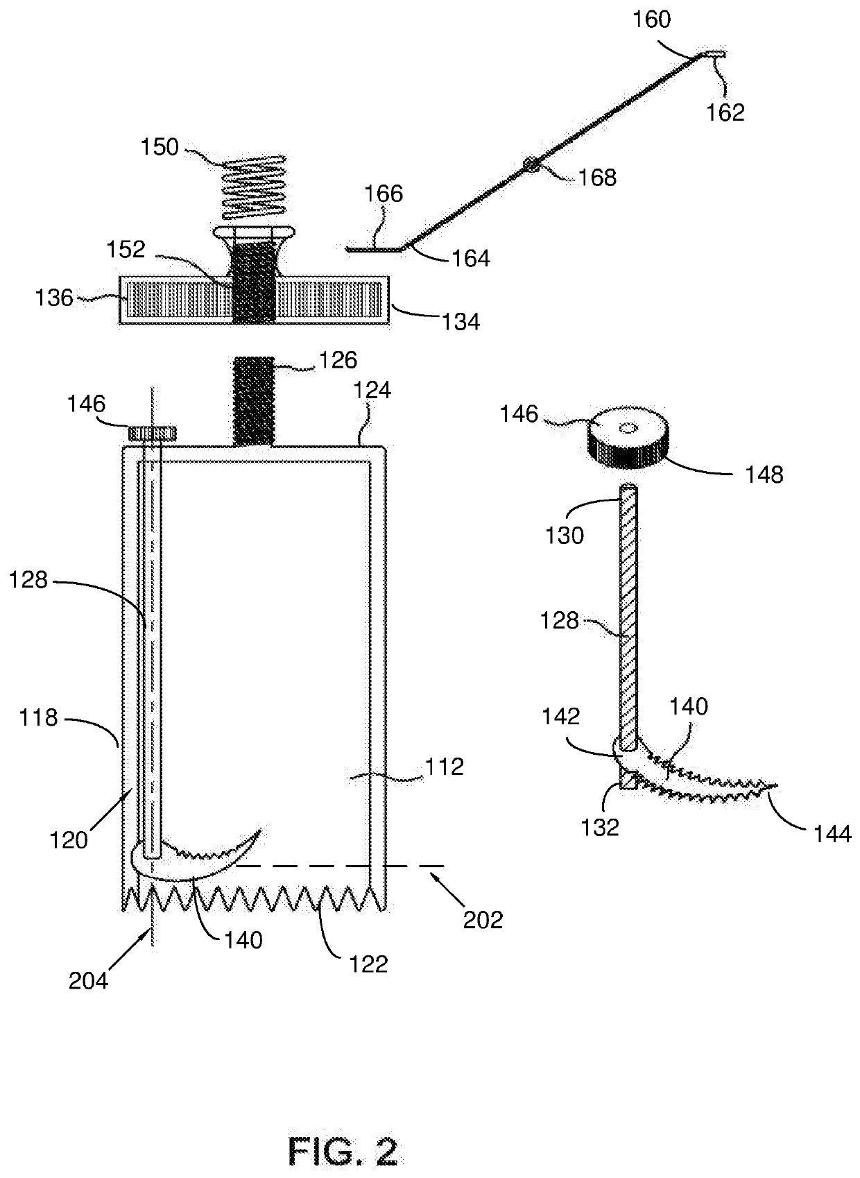 Device and method for autogenous bone grafting