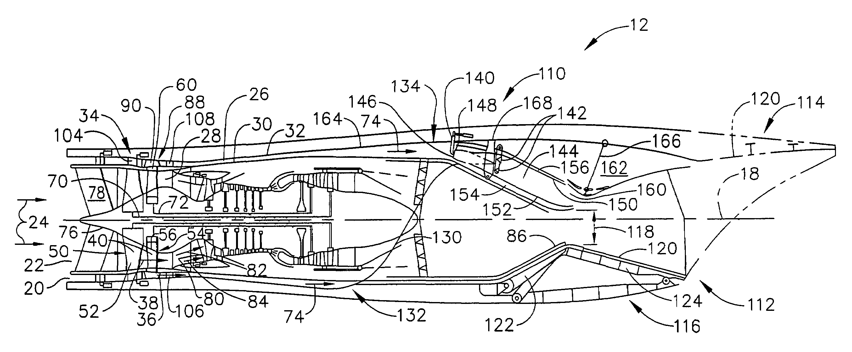 Methods and apparatus for assembling a gas turbine engine