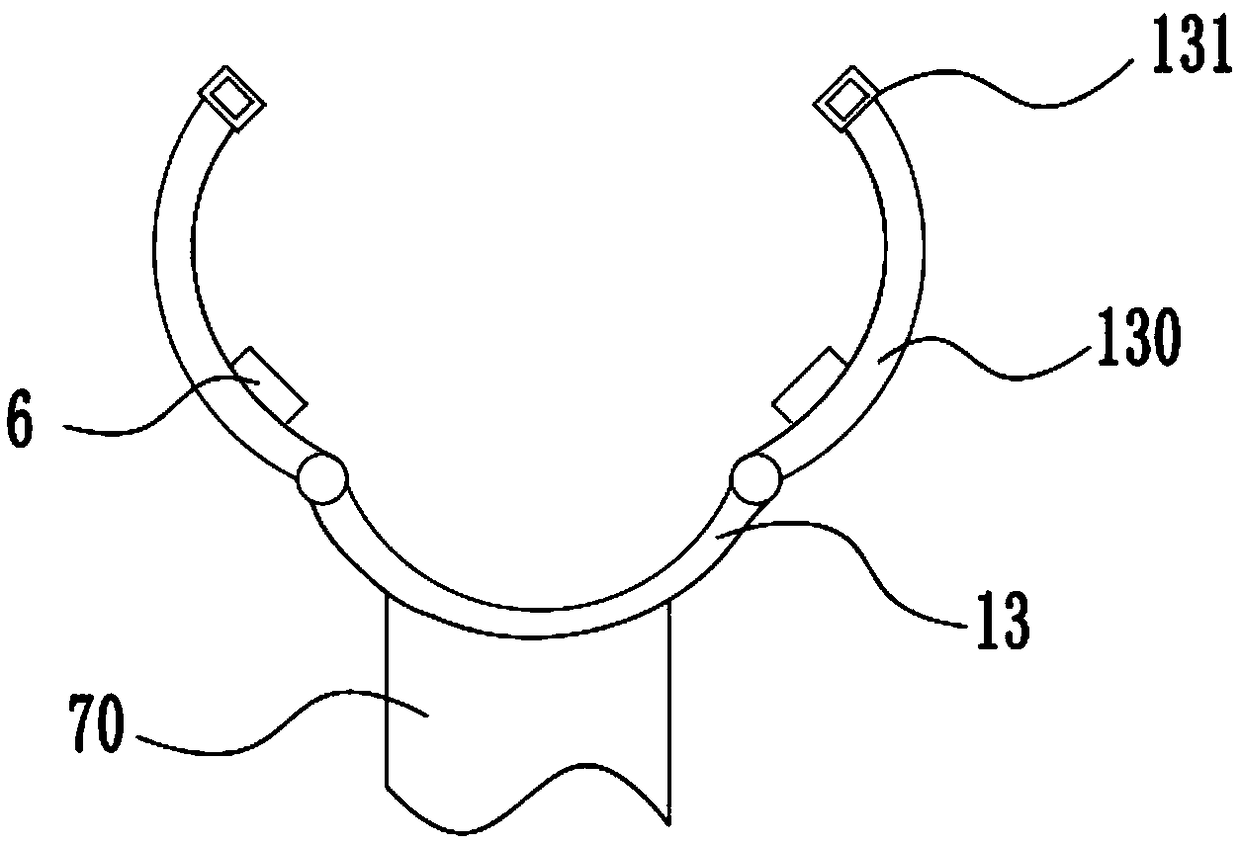 Medical assistant examination device used before ophthalmic surgery