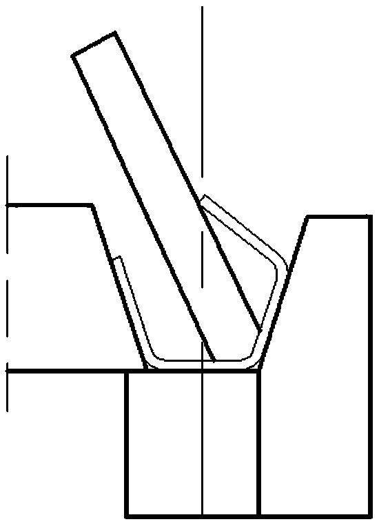 A method for forming high-strength thick-walled small-section square tube with double sharp corners