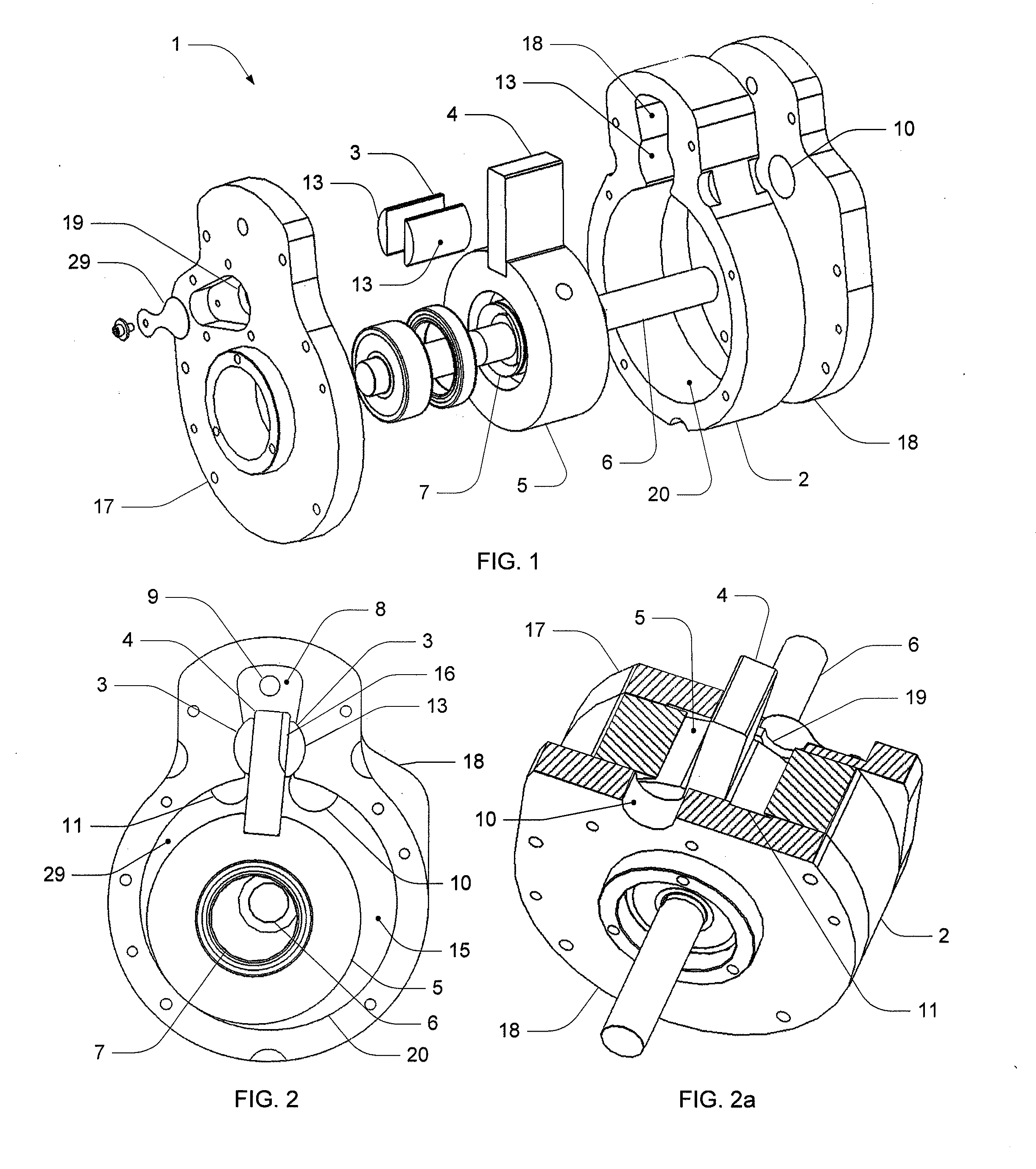 Rotary compressor and method