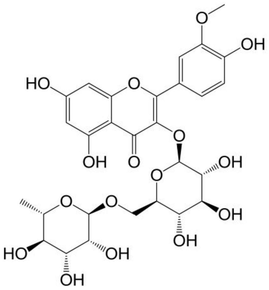 Method for extracting isorhamnetin 3-0-rutinoside from suaeda salsa