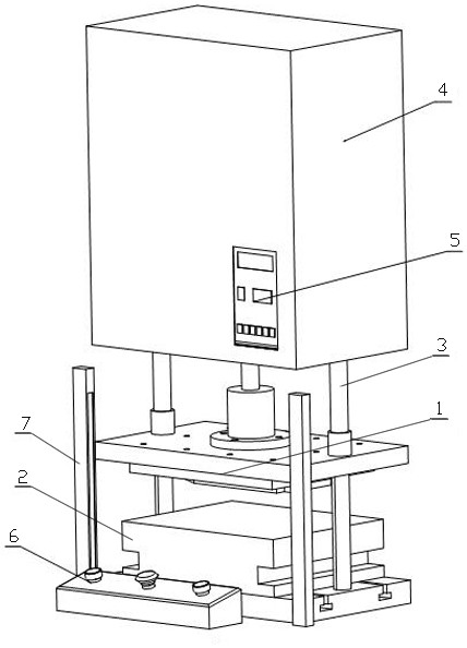 Paperboard die cutting proofing press and method for replacing on-machine test