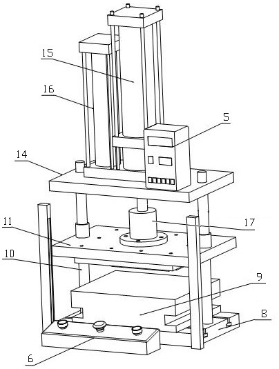 Paperboard die cutting proofing press and method for replacing on-machine test