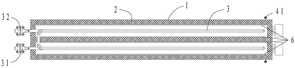 Isothermal Heat Exchange Tube Radiant Electric Heater