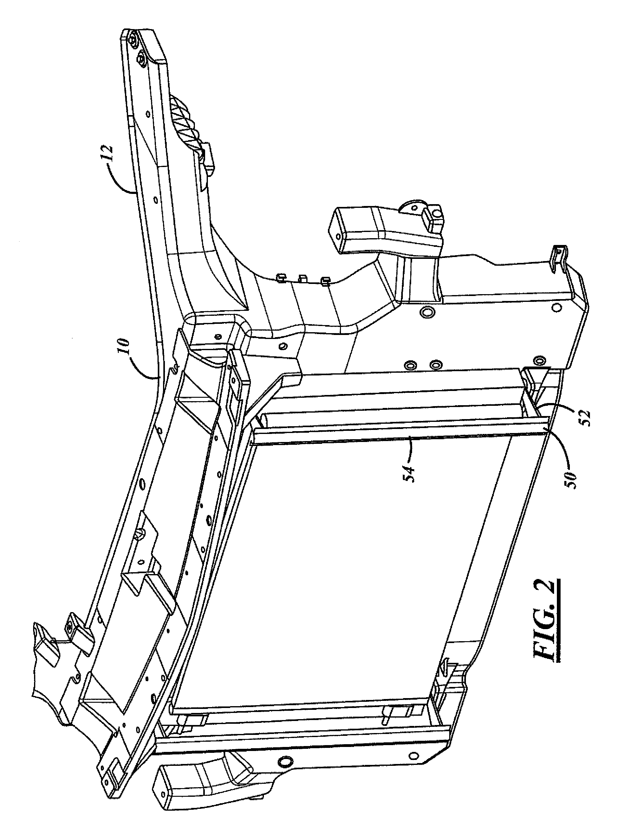 Front end module with breakaway radiator