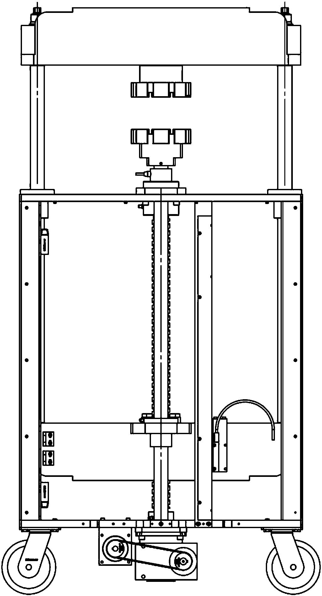Fuel cell press