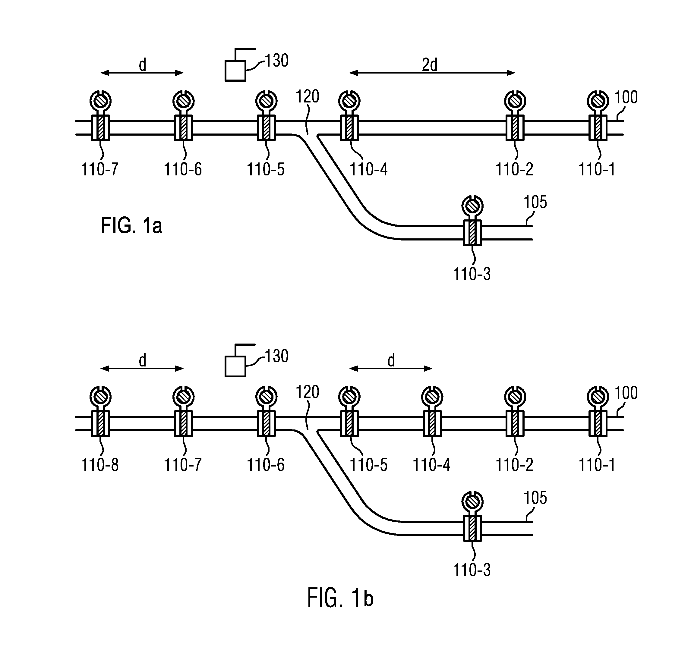 Device and Method for Moving Transport Elements in a Container Treatment System