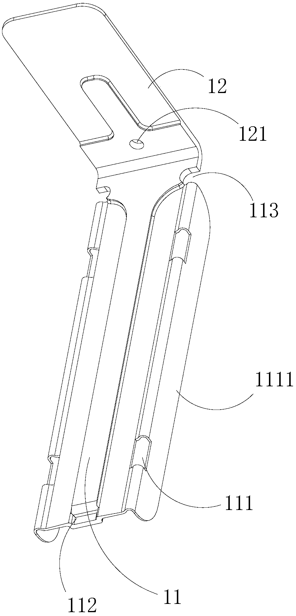 Forming technology of side-welding connecting piece