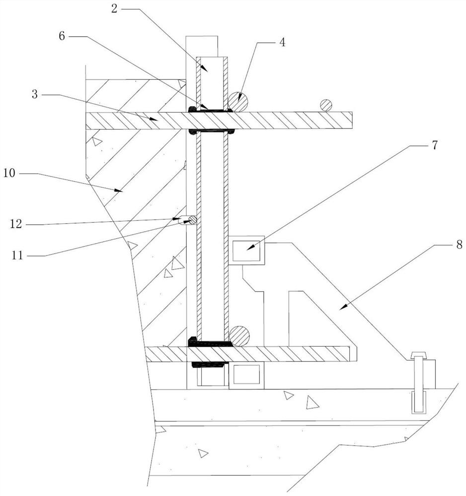 A method for constructing vertical construction joints of post-pouring belt