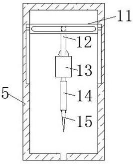 Perforating device for brush production