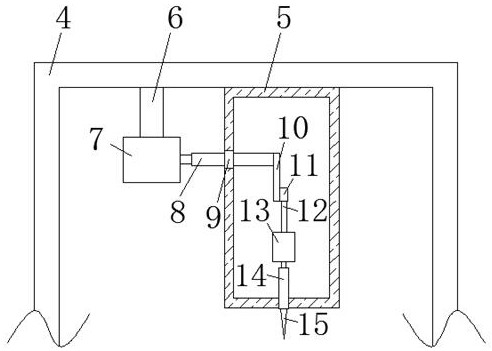 Perforating device for brush production