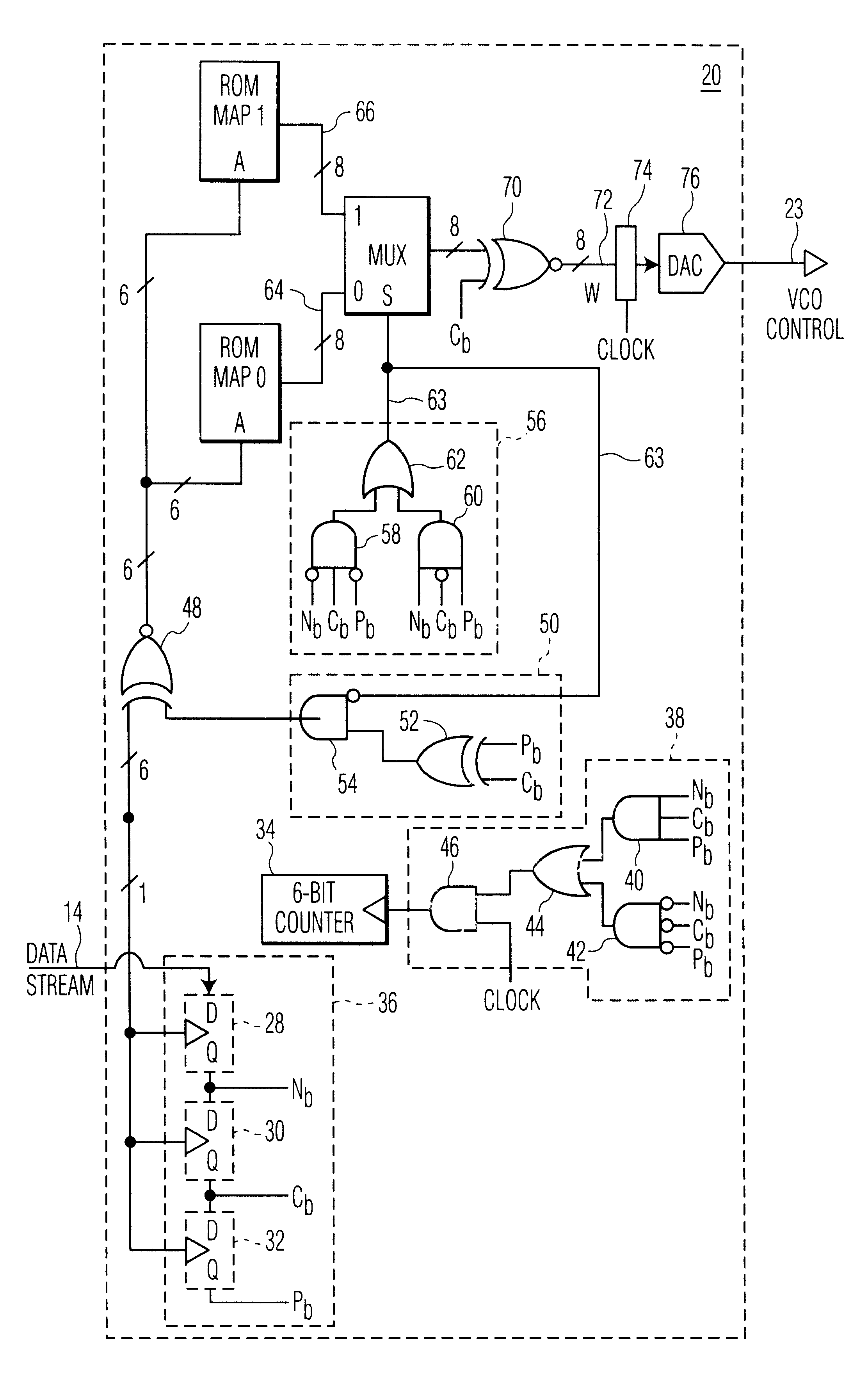 Method and apparatus for VCO modulation in a communication system