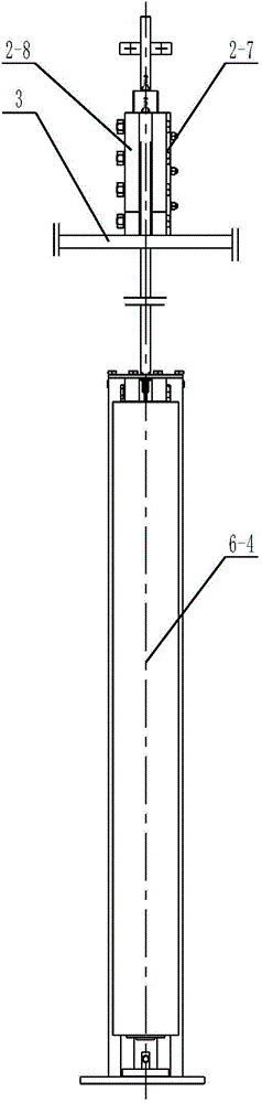 Ultra-deep vertical shaft guide steel cable tensioning device and tensioning method