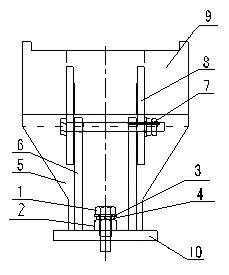 Method for designing support on rear-axle bogie used for coach chassis assembling line