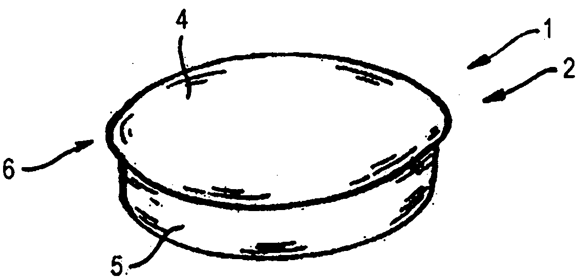 Funnel element for mocha provided with perforation means and cartridge therefor