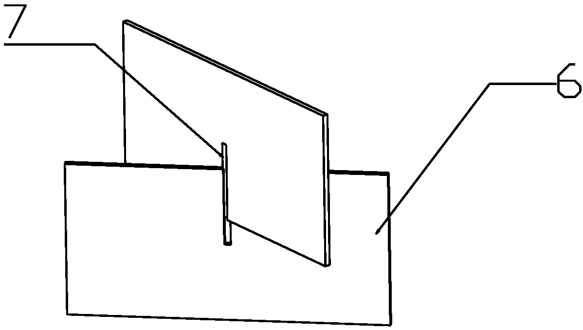 Square multi-cavity steel plate and concrete combination beam