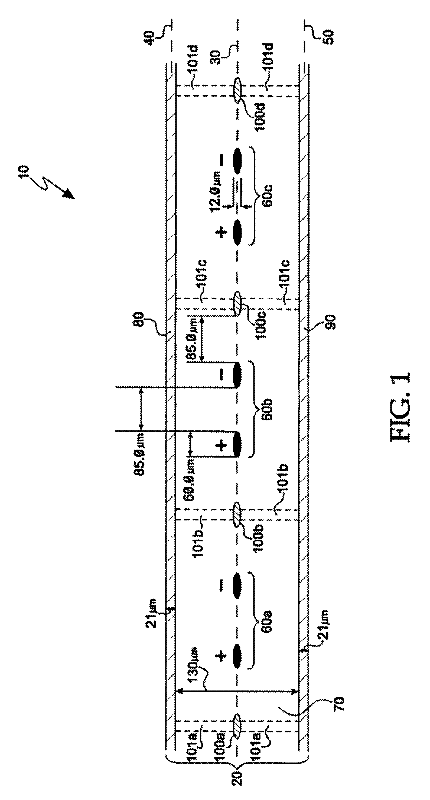 System, device and method for reducing cross-talk in differential signal conductor pairs