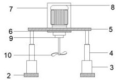 Filtering device for treating metal-containing hazardous waste garbage