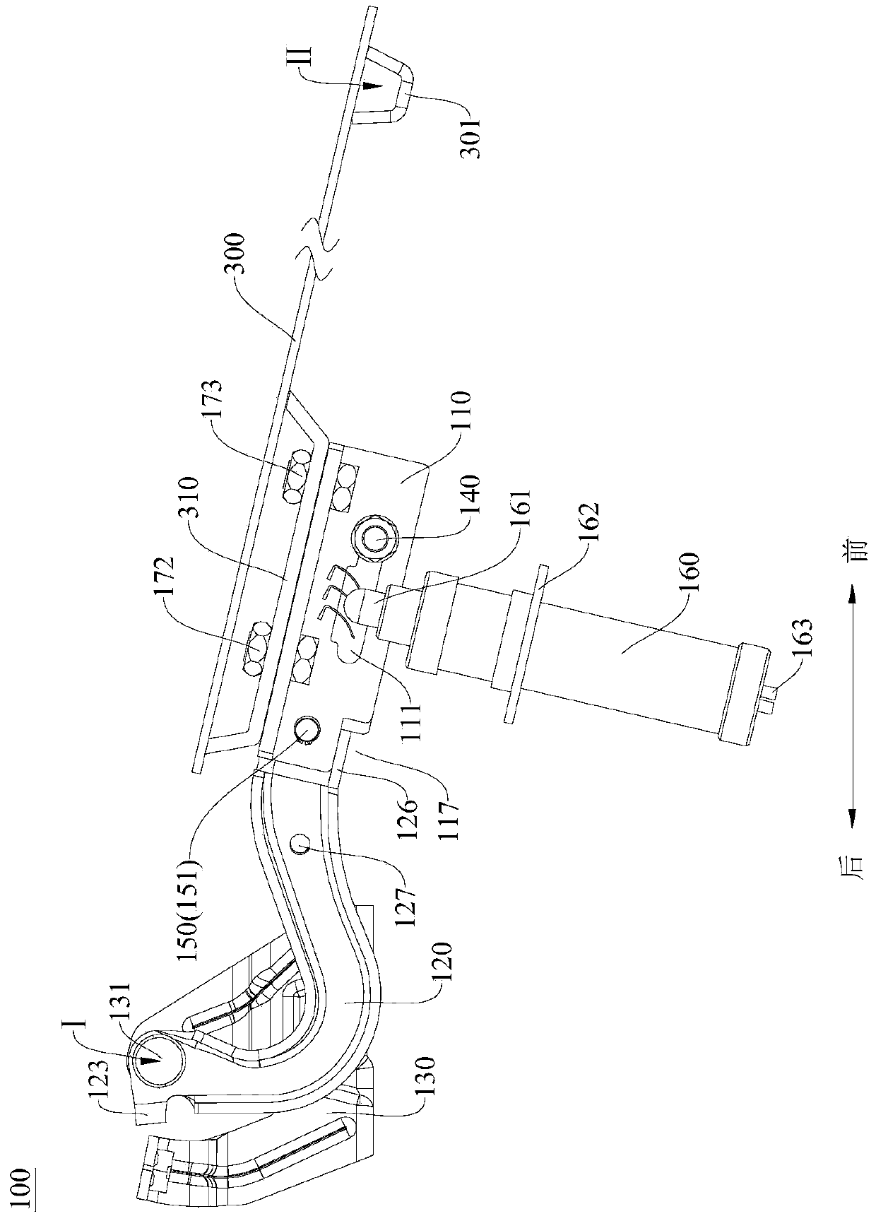 Hood lifting device and vehicle having same