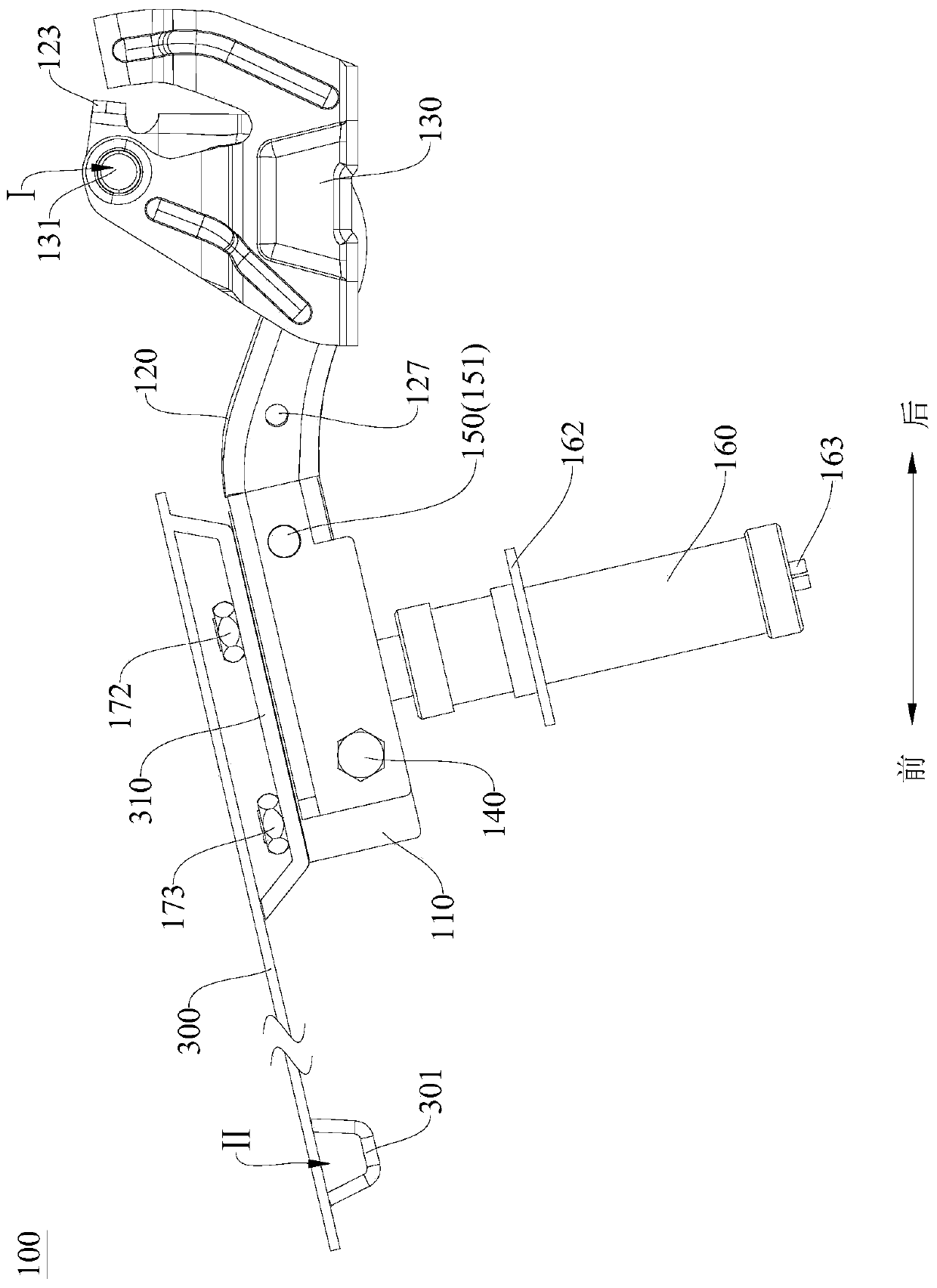 Hood lifting device and vehicle having same