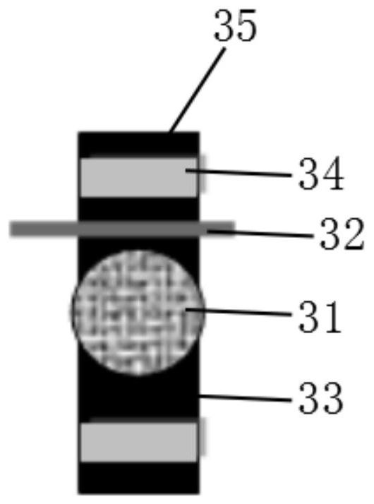 Double-sided power generation glass assembly and preparation method thereof