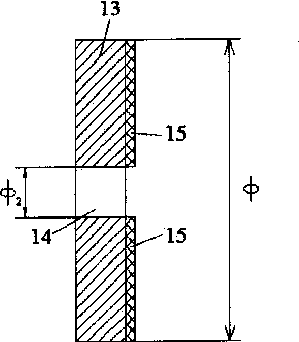 Method and system for imaging interference photoetching adopting white laser