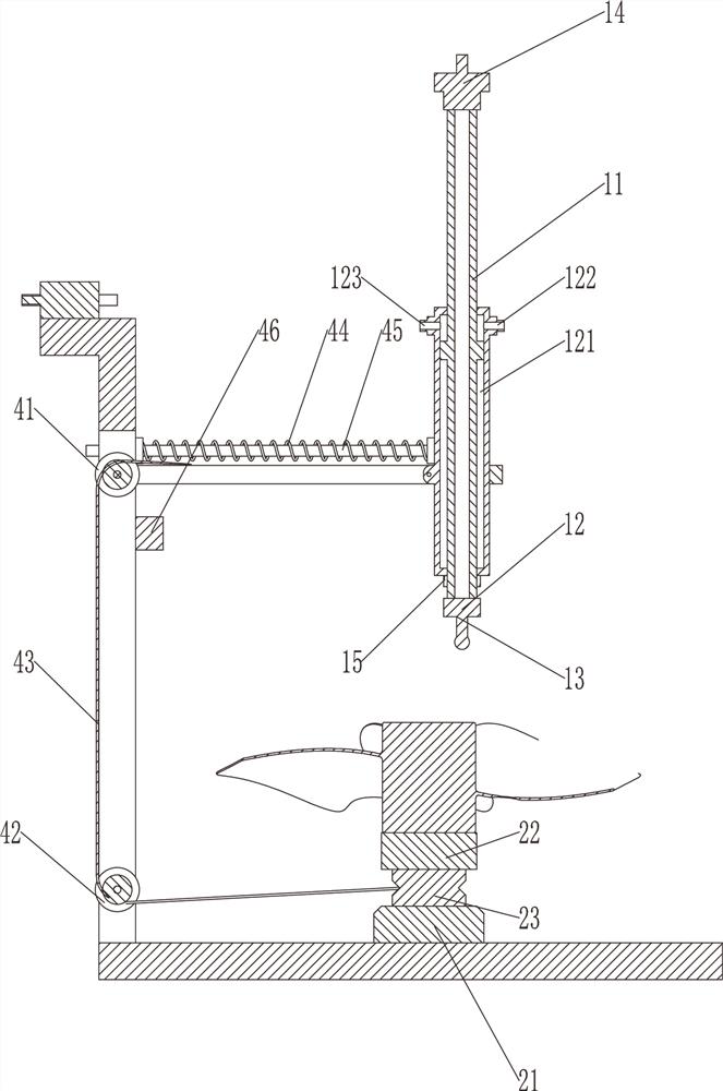 Device for producing ship propeller