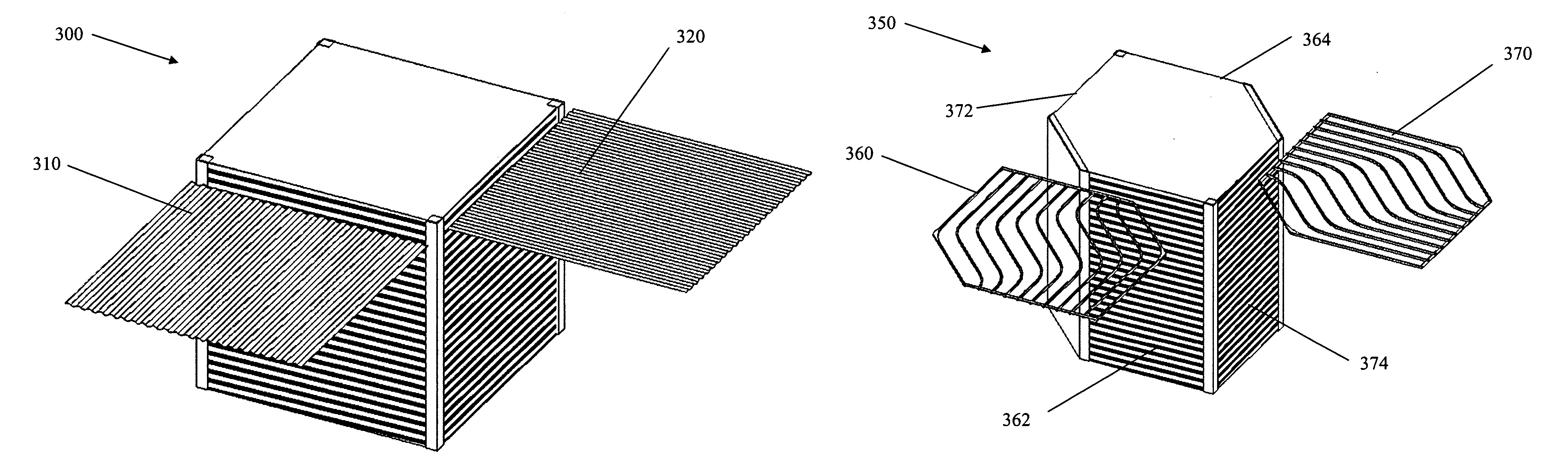 Cross-pleated membrane cartridges, and method and apparatus for making cross-pleated membrane cartridges