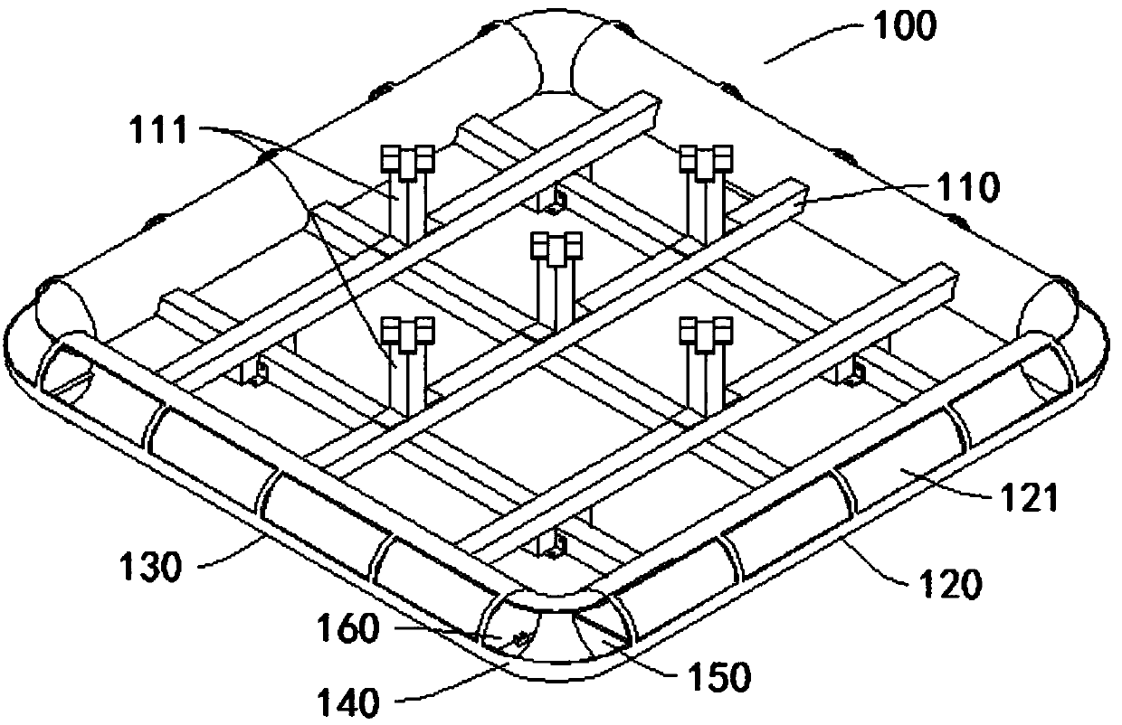 Pavilion type balcony planting device