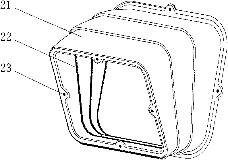 Range hood with adjustable airdraft plate