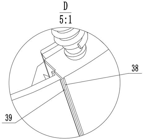 An automatic cleaning machine for stair handrails