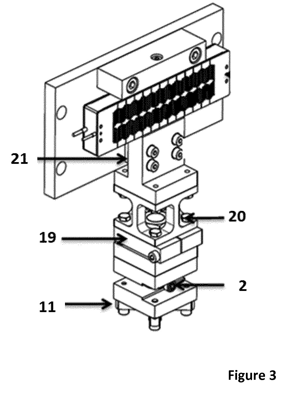 Device for measuring rubber wear