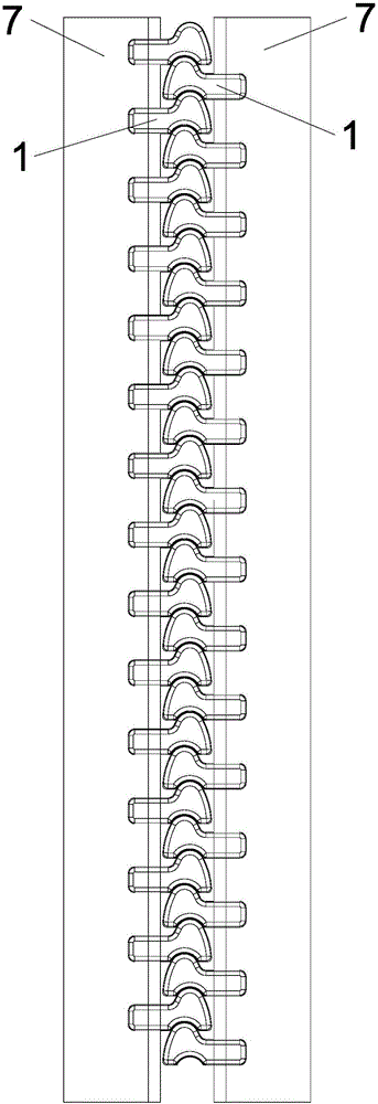 Novel plastic steel zipper tooth and zipper with zipper tooth