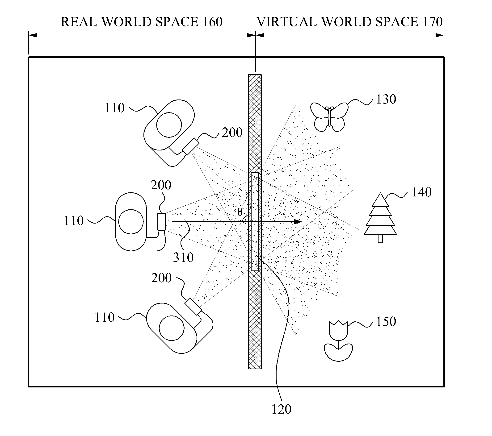 Apparatus and method for providing augmented reality in window form