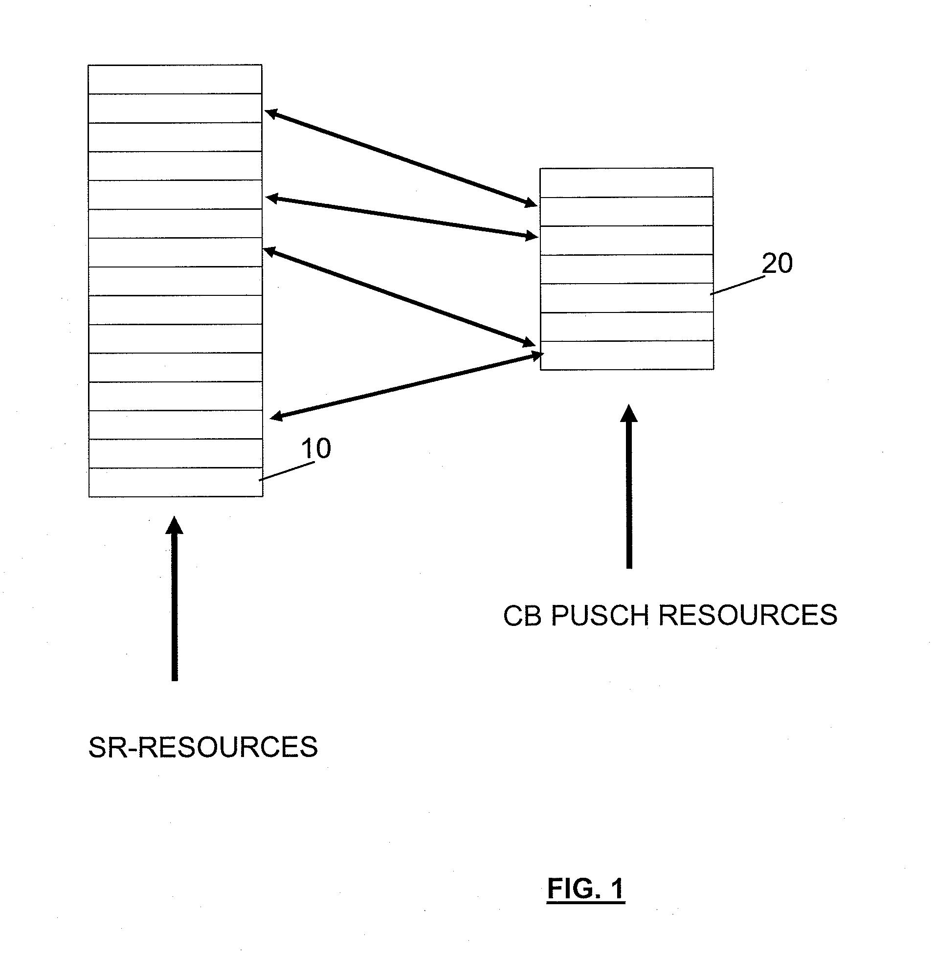 Resource Setting Control for Transmission Using Contention Based Resources